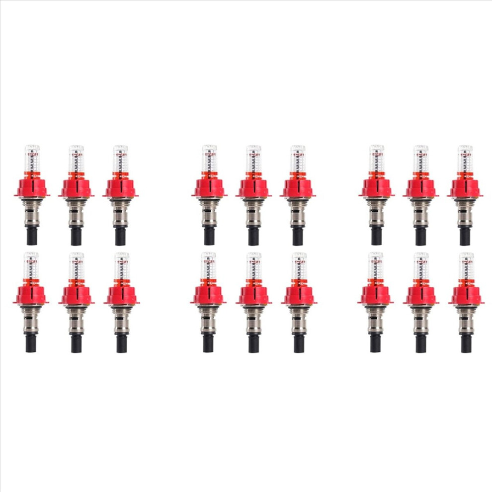 6 Pcs Underfloor Heating Manifold Flow Meter 4852814232162
