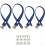 4PCS Drywall Stilts Straps, Adjustable Stilt Leg Band Straps Kit 1