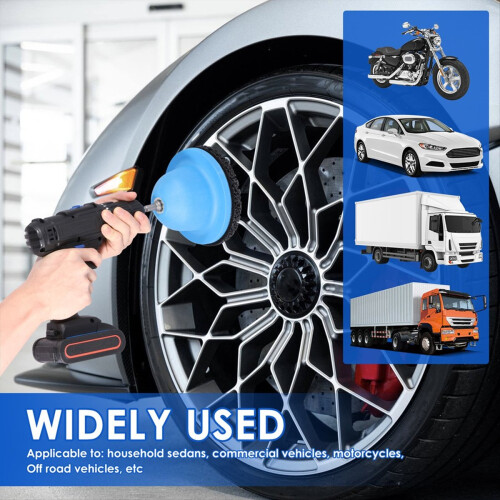 Wheel Hub Brush Cleaning Rotor Rust Grinding Removal Tool 1