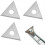3Pcs 1inch Triangle Paint Paint Carbide Blades 2