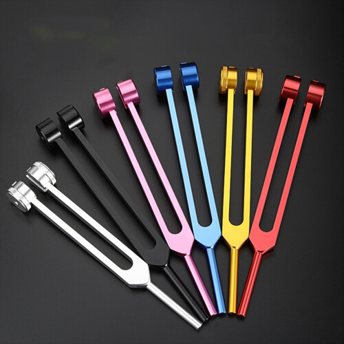 Healing Chakra 128 Hz Tuning Fork Set Sound Therapy Gold 2