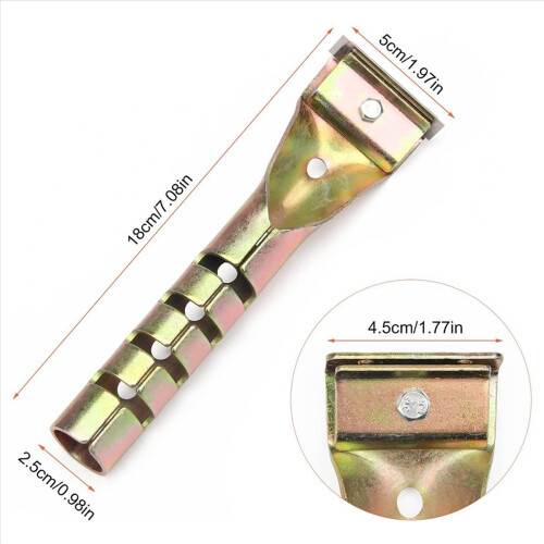 Paint Scraper with 2PCS Double-Sided Blades for Removing Grout, Paint 1