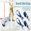 4PCS Drywall Stilts Straps, Adjustable Stilt Leg Band Straps Kit 4