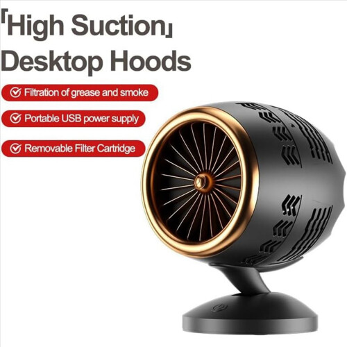 Desktop Range Hoods, Portable Range Hood with Filter for BBQ, Hot Pot 2