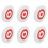 25 x 3Cm Archery Eva Foam Target Bow Moving Practice White+Red 1