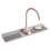 24'' Longer Faucet Mat for Kitchen Sink Splash Guard 1