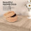 Handwoven Rattan Storage Box with Lid Wicker Fruit Cake Basket B 7