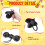 1 Pair Spanish Castanets Wood Hand Percussion Castanets(Black) 4