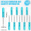 100 PCS Mini Slotted Screwdriver, 2.0mm Flat Head 45mm Length 7