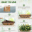 30 Inch 3 Pack Trough Liners, Coconut Fiber for Wall Basket 6