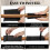 5 PCS Bunk Bed Ladder Pads with 10 Adjustable Hoop Straps 5