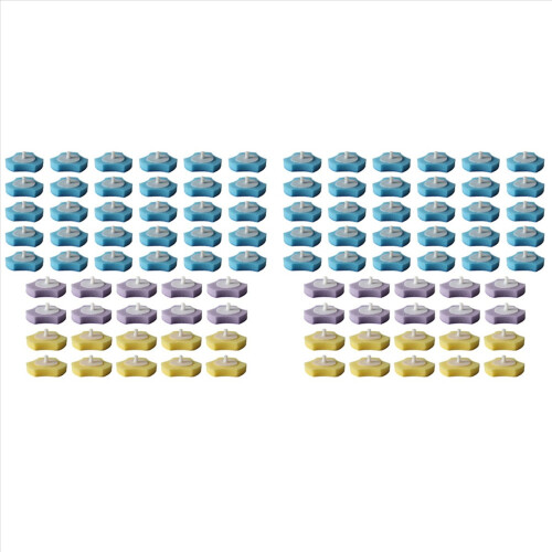 Disposable Toilet Flushable Refill Brush Flushable Refills-50 Refills