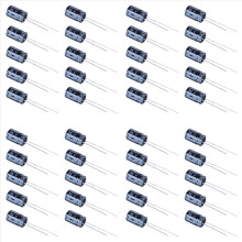 10 x 220uF 35V 105C Radial Electrolytic Capacitor 8x12mm