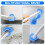 Disposable Toilet Flushable Refill Brush Flushable Refills-50 Refills 4