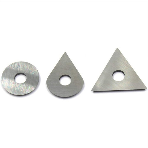3pcs Carbide Paint Blades Round, Triangular and Drop Shaped 2
