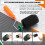 Textured Paint Roller Kit, 4 Inch Bed Liner Roller Covers with Frame 6