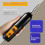 Electric Screwdriver,Automatic Home Repair Tool Kit with Led Light, B 6