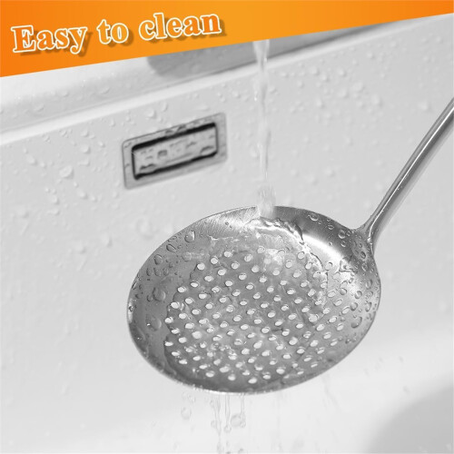 Stainless Steel Slotted Spoon Skimmer Spoon 2