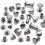Chicago Screw Leather Rivets for Decorating PU Craft Belts(110PCS) A 3