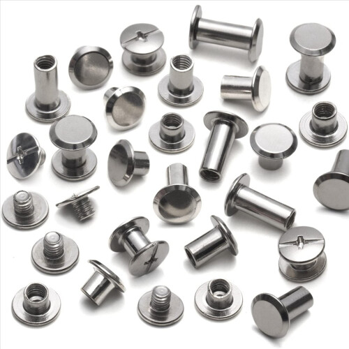 Chicago Screw Leather Rivets for Decorating PU Craft Belts(110PCS) A 2