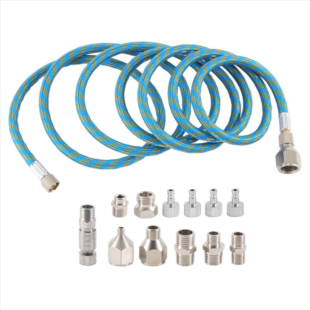 Airbrush Adapter Set, Nylon Braided Air Hose, For Air Compressor 4852814252016