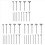 Stone Carving Set Diamond Burr Bits Compatible with for 1