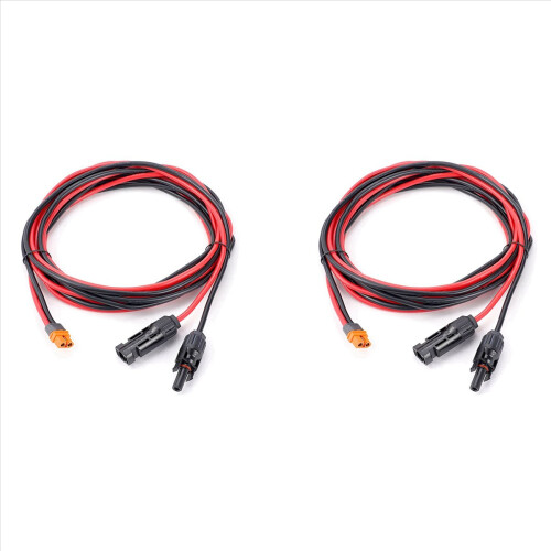 Solar Charge Cable XT60I-F Adapter 12AWG Cable Connector B