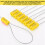 120 Steel Cable Seals Metal Security Seal,Yellow 5