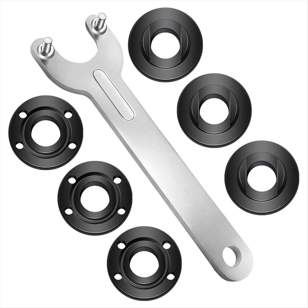 7Pcs Angle Grinder Nut & Wrench Kit For 4.5Inch/5Inch/7Inch Grinders, 4852814246480
