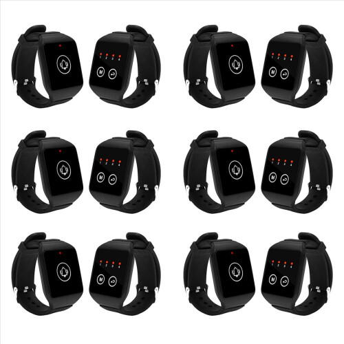 Wireless Watch Receiver Waiter Call Restaurant Pager