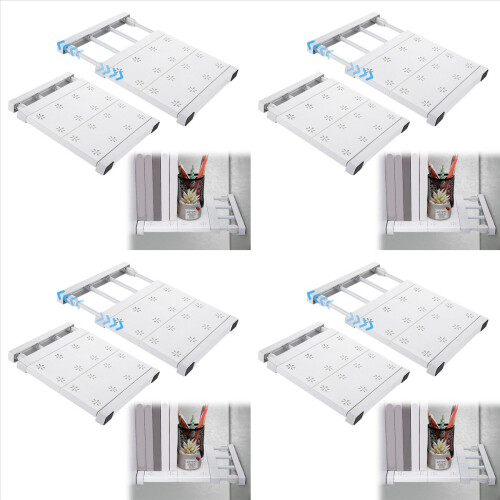 2 Pcs School Locker Shelf Organizer - Adjustable Locker Divider Mate