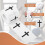 2 Roll Christian Athletic Tape, 23ft Serrated Edges 4