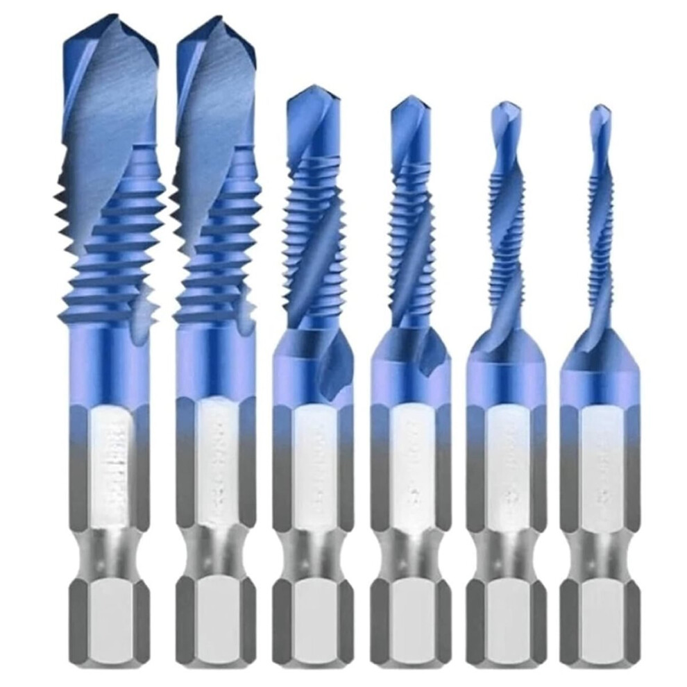 6 Pc M3-M10 Tap And Drill Set 4852814259503