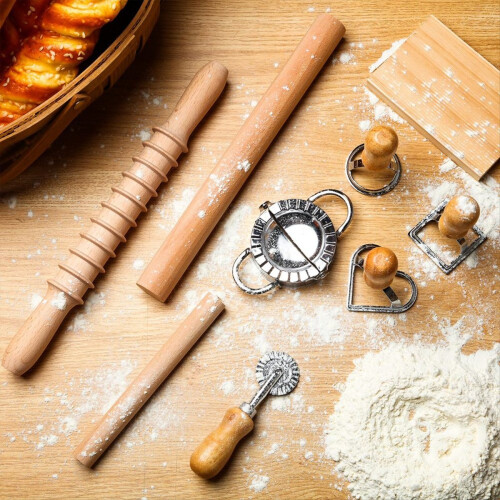 9 Pcs Pasta Making Tools Kit - Gnocchi Board 1