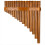 Natural Bamboo Flute,Pan Flute Wind Instrument, Right Hand Model 2