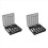 Silverware Organizer with Lid,Covered Utensil Tray Black 1