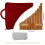 Natural Bamboo Flute,Pan Flute Wind Instrument, Right Hand Model 3