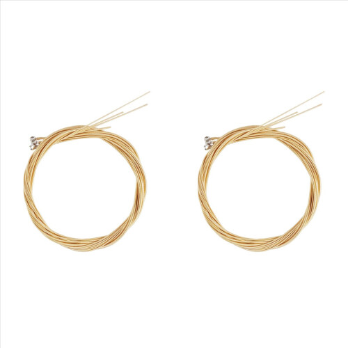 4Pcs Acoustic String Brass Carbon Steel Core Strings for