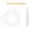 6pcs Cake Boards Drums Round, 1/2inch Thick Decorating 12inch 2