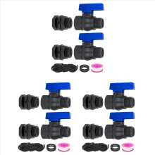 Rain Spigot Kit 2Pack 3/4inch GHT Garden Hose Shut Off Valve