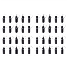 Tip Applicator Bottles Black Metal Needle Plastic Bottle