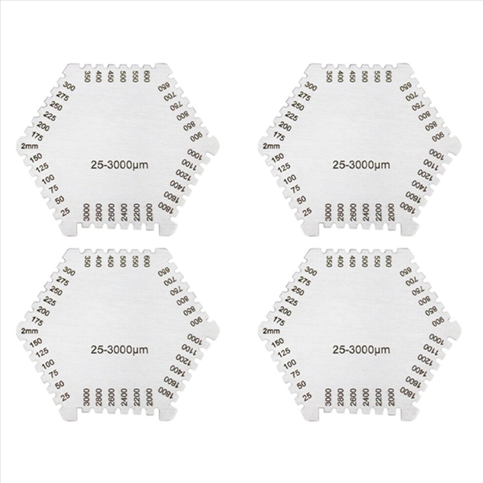 Stainless Steel Hexagonal Wet Film Comb (Thickness 2Mm) 4852814231677