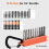 3PCS 1/4 Inch Hex Bit Holder,10 Holes Screwdriver Bit Organizer 3