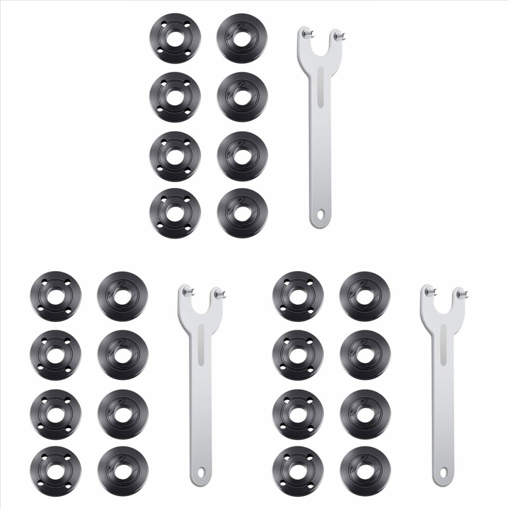 9Pcs Angle Grinder Flange Nut Angle Grinder Wrench Kit 4852814254409