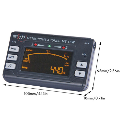 MT-40W Metro-Tuner Tone Generator Electronic Digital LCD 3 1