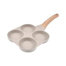 Egg Pan Omelette Pan, 4-Cup Nonstick Egg Frying Pan, Egg Cooker Pan