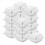 100 Count Hinged Clamshell Takeout Tray for Dessert, Cakes, Salads 2