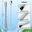 2Pcs Stainless Steel Cocktail Muddler with Bar Mixing Spoon Muddler 2