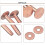100 Sets Copper Rivets and Washers Leather Rivet for Wallets Collars 3