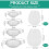 14 Pcs Mesh Paint Strainer Combo Set 3